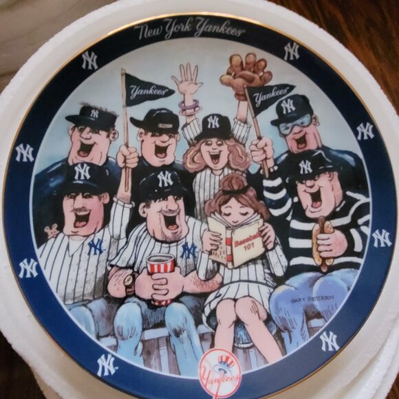 LIMITED ED DANBURY MINT THE ULTIMATE NY YANKEES FAN COLLECTOR'S PLATE SET 6 of 8 - Picture 10 of 15